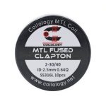 Coilology MTL Fused Clapton SS316L 0.64ohm 10pcs