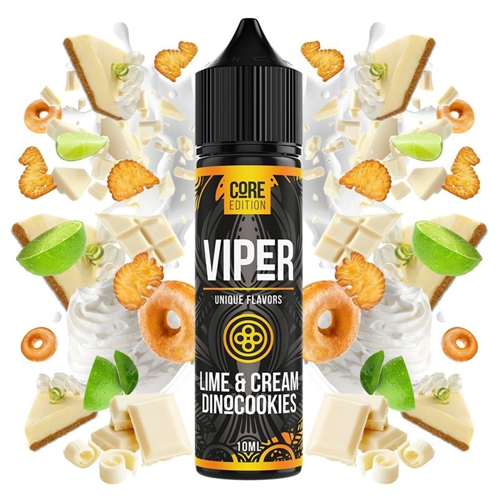 0021088_viper-golden-owl-lime-cream-dinocookies-core-edition-10ml60ml_1000 Viper Golden Owl Lime & Cream Dinocookies Core Edition 10ml/60ml - Image 1