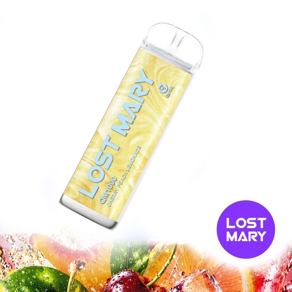0021136_lost-mary-qm1000-cherry-peach-lemonade-20mg-2ml_1000 Lost Mary QM1000 Cherry Peach Lemonade 20mg 2ml - Image 1