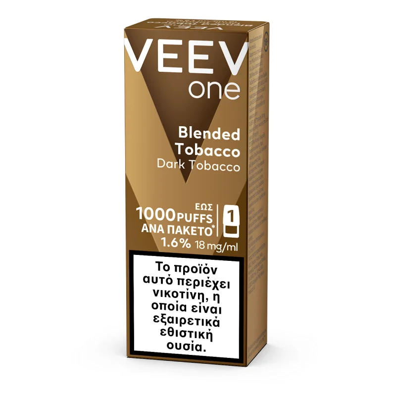 Blended_Tobacco-min Veev One Blended Tobac 1.6% Box 1 - Image 1