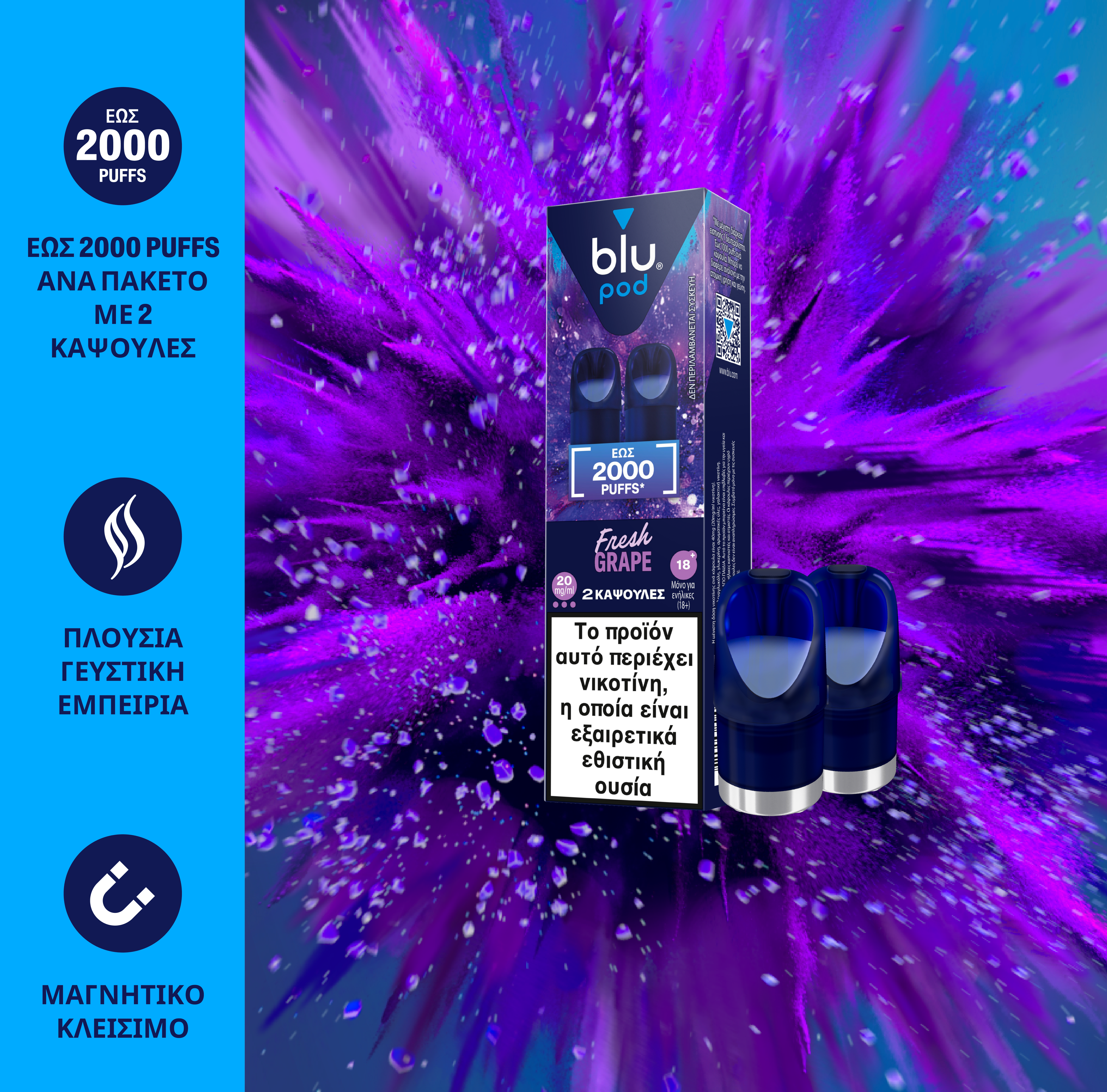 fresh grape pod pdp-q_tZi_we Blu Pod 20mg Fresh Grape - Image 1